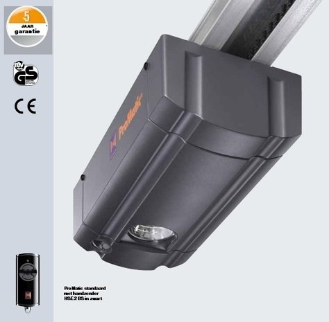 Hormann EPU 40, M profilering, Woodgrain kleur color, inclusief Promatic motor met afstandsbediening en montage